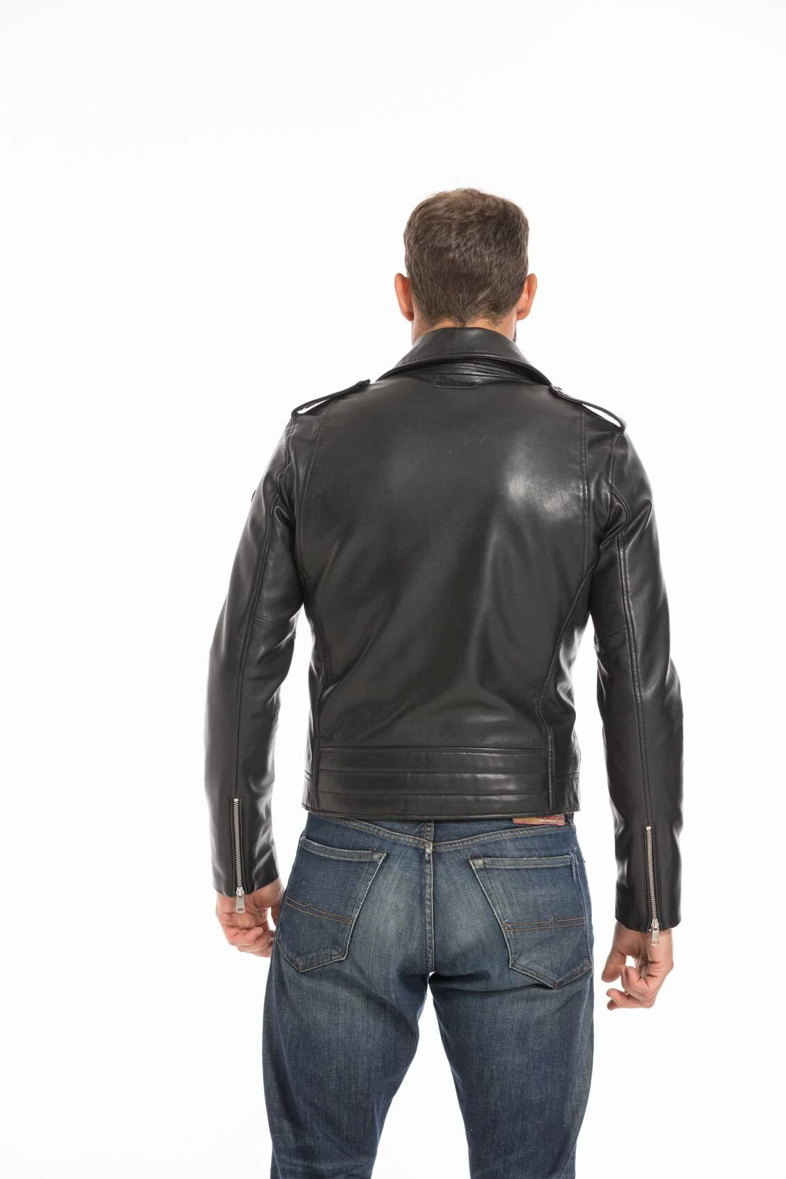 Blouson Cuir Homme Noir Redskins " SPEDSTER STONER " 13 Blouson Cuir Homme Noir Redskins " SPEDSTER STONER " – Image 13