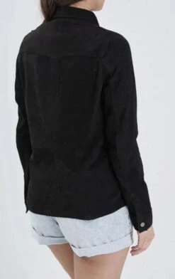 Chemise Femme Chèvre Velours Noir " 101763 "