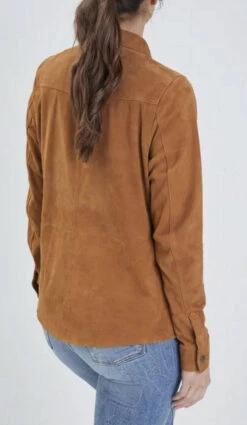 Chemise Femme Chèvre Velours Cognac " 101763 "