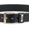 Ceinture Cuir Vachette Noir " 313 "