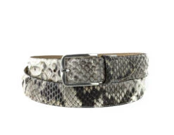 Ceinture Cuir Python Naturel Exotique Blanco " 315 " -Maroquinerie cinturon81035blanco1 003242400 1157 10102019