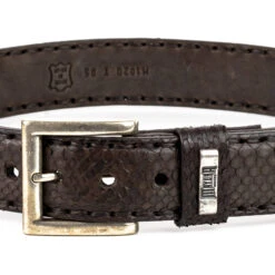 Ceinture Cuir Python Castana " 221 "