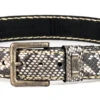 Ceinture Cuir Python Blanche " 222 "
