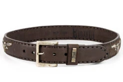 Ceinture Cuir Vachette + Python Castana " 226 " 5 Ceinture Cuir Vachette + Python Castana " 226 " -Maroquinerie cinturoncc1322vacunopytoncastana02 044217100 1850 14102019