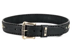 Ceinture Cuir Vachette Noir " 232 " -Maroquinerie cinturoncc338vacunoblack02 038710200 1858 14102019
