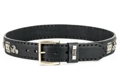 Ceinture Cuir Vachette Noir " 230 " -Maroquinerie cinturoncc658vacunoblack02 062295800 1858 14102019