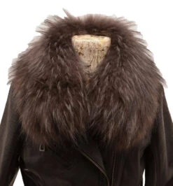 Col Fourrure Renard Anthracite "SHES" -Maroquinerie col fourrure renard anthracite shes 3 023437500 1518 03072017