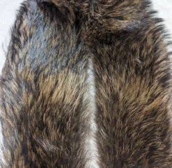 Col Chale En Fourrure De Renard Chocolat " CHALE "