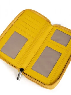 Hexagona Compagnon De Voyage En Cuir De Vachette Jaune " 467399 " -Maroquinerie compagnondevoyageencuirdevachette46739919 097399900 1030 19032021