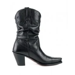 Santiags Cuir Femme Noir MAYURA " 295 " -Maroquinerie cowboyboot1952xbblack 6 055486700 1748 29042019