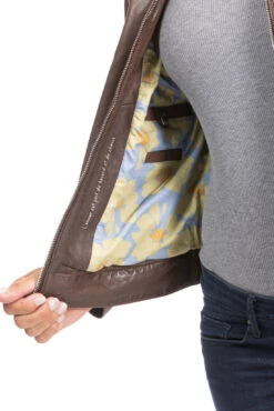 Blouson Cuir Femme Style Motard Bison " 102581 " -Maroquinerie cuirsguignard2024102581bison2426 026663500 1004 28092023