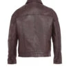 Blouson Cuir Homme Agneau Wood " DORIAN "