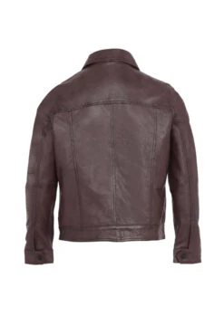 Blouson Cuir Homme Agneau Wood " DORIAN "