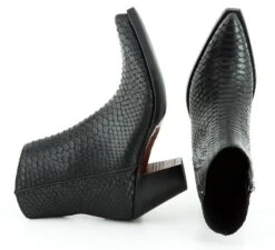 Bottines Cuir Femme Noir Sancho / Mayura " 2258 "