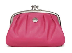 Hexagona Porte Monnaie Cuir D'agneau Fushia " E77270 " -Maroquinerie e7727030001 002246900 1659 20012022