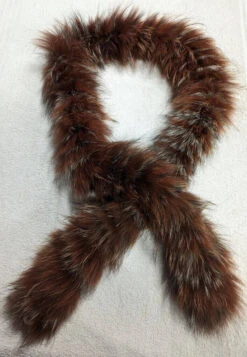 Echarpe Fourrure Renard Roux/gris " BOA " -Maroquinerie echarpeboa 041596000 1539 27102023