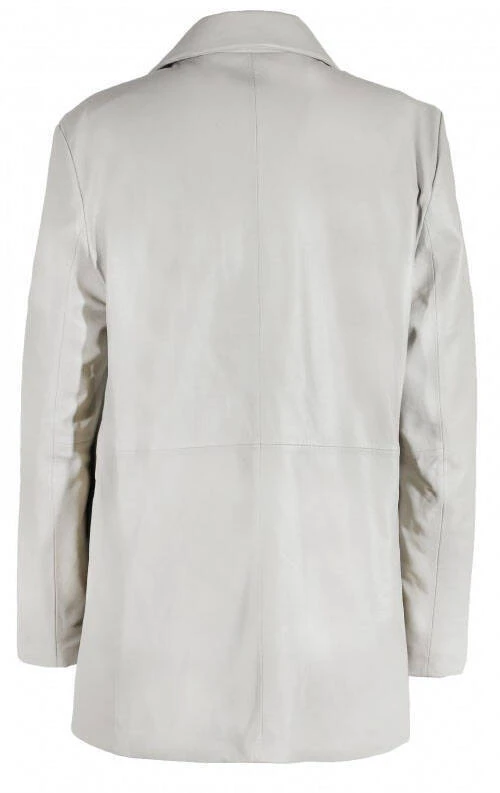 Oakwood Blazer Oversize Cuir Agneau Beton " 64152 " 1 Oakwood Blazer Oversize Cuir Agneau Beton " 64152 "