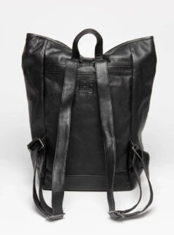 Maroquinerie 46 Sac à Dos Cuir 24 H Le Mans Noir " FERNANDO "