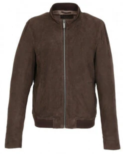 Oakwood Blouson Chèvre Velours Marron " 64169 "
