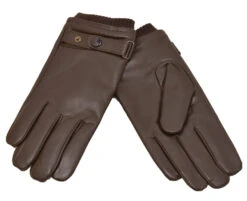 Gants Cuir Homme Marron " MUNICH "