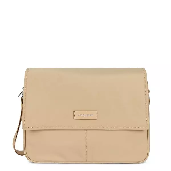 Lancaster - Gibecière à Rabat Basic Vita Sable 1 Lancaster - Gibecière à Rabat Basic Vita Sable