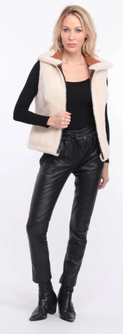 Gilet Sans Manches Whisky Mouton " ITALIE " 39 Gilet Sans Manches Whisky Mouton " ITALIE " -Maroquinerie gilet italo whisky 1 053366900 1408 01072023 scaled