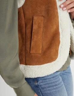 Gilet Sans Manches Femme Chèvre Velours " 102374 " -Maroquinerie giletmouton102374co 050114600 1752 14102022