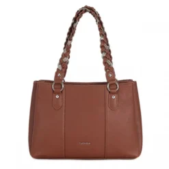 Fuchsia - Grand Sac Cabas Lamika Cognac