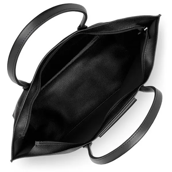 Lancaster - Grand Sac Cabas Maya Noir 4 Lancaster - Grand Sac Cabas Maya Noir – Image 4