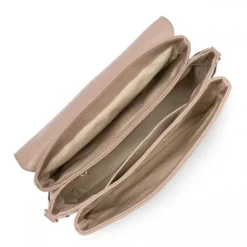 Lancaster - Grand Sac Trotteur Donna Fia - Galet -Maroquinerie grand sac trotteur donnafia galet lancaster 2