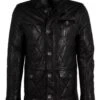 GIPSY Veste Cuir Homme Anthracite " KALISDO "