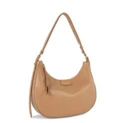 Lancaster - Grand Sac Hobo Dune - Camel 6 Lancaster - Grand Sac Hobo Dune - Camel -Maroquinerie lancaster grand sac hobo dune camel 2