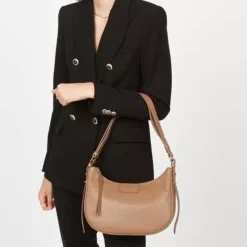 Lancaster - Sac Hobo Dune - Camel -Maroquinerie lancaster hobo dune Camel 4