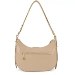 Lancaster - Sac Hobo Dune - Beige Foncé -Maroquinerie lancaster hobo dune beige fonce 3