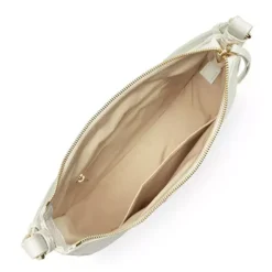 Lancaster - Sac Hobo Dune - Blanc -Maroquinerie lancaster hobo dune blanc 3