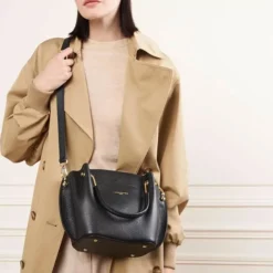 Lancaster – Sac à Main Foulonné Double -Maroquinerie lancaster sac a main foulonne double 5