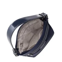 Lancaster – Sac Besace Basic Verni -Maroquinerie lancaster sac besace basic verni 3