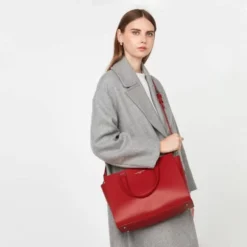 Lancaster – Sac Cabas Main Zippé L Smooth -Maroquinerie lancaster sac cabas main zippe l smooth 5