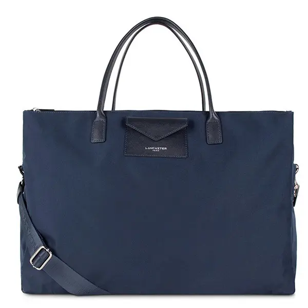 Lancaster - Sac De Voyage 24/48H Smart KBA - Bleu Foncé 1 Lancaster - Sac De Voyage 24/48H Smart KBA - Bleu Foncé