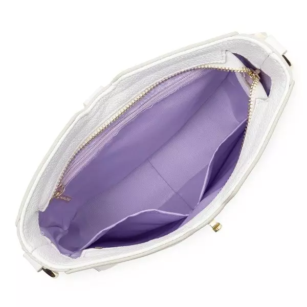 Lancaster - Sac Trotteur Foulonné Milano - Blanc 3 Lancaster - Sac Trotteur Foulonné Milano - Blanc – Image 3