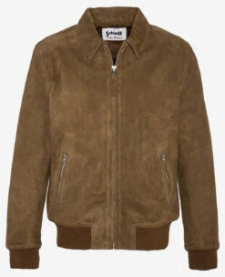 Schott Blouson Cuir Chèvre Velours " LC YALESS " -Maroquinerie lcyaless rust 1 ykpmzbab7 056627900 1841 20022023