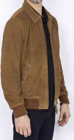 Schott Blouson Cuir Chèvre Velours " LC YALESS " -Maroquinerie lcyaless rust p3 n1vuipn4 044706500 1841 20022023