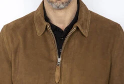 Schott Blouson Cuir Chèvre Velours " LC YALESS " -Maroquinerie lcyaless rust p4 9tnk0ris 026768000 1841 20022023