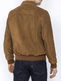 Schott Blouson Cuir Chèvre Velours " LC YALESS " -Maroquinerie lcyaless rust pback aegmt 009570000 1841 20022023