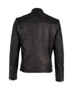 GIPSY Blouson Cuir Homme Noir Style Biker " LEVIAN "