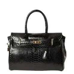Mac Douglas - Mini Sac à Main Pyla Bryan XXS - SP01 Python Noir