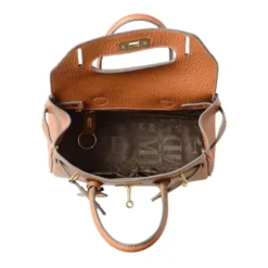 Mac Douglas - Sac à Main Pyla Romy Mini - Chatain -Maroquinerie mac douglas sac a main pyla romy mini chatain 5