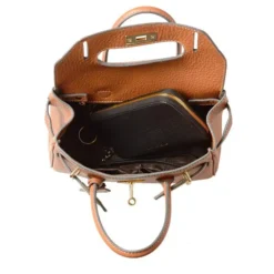 Mac Douglas - Sac à Main Pyla Romy Mini - Chatain -Maroquinerie mac douglas sac a main pyla romy mini chatain 6