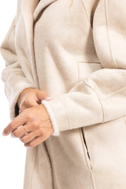 Oakwood Manteau En Laine Réversible Café " 64544 "