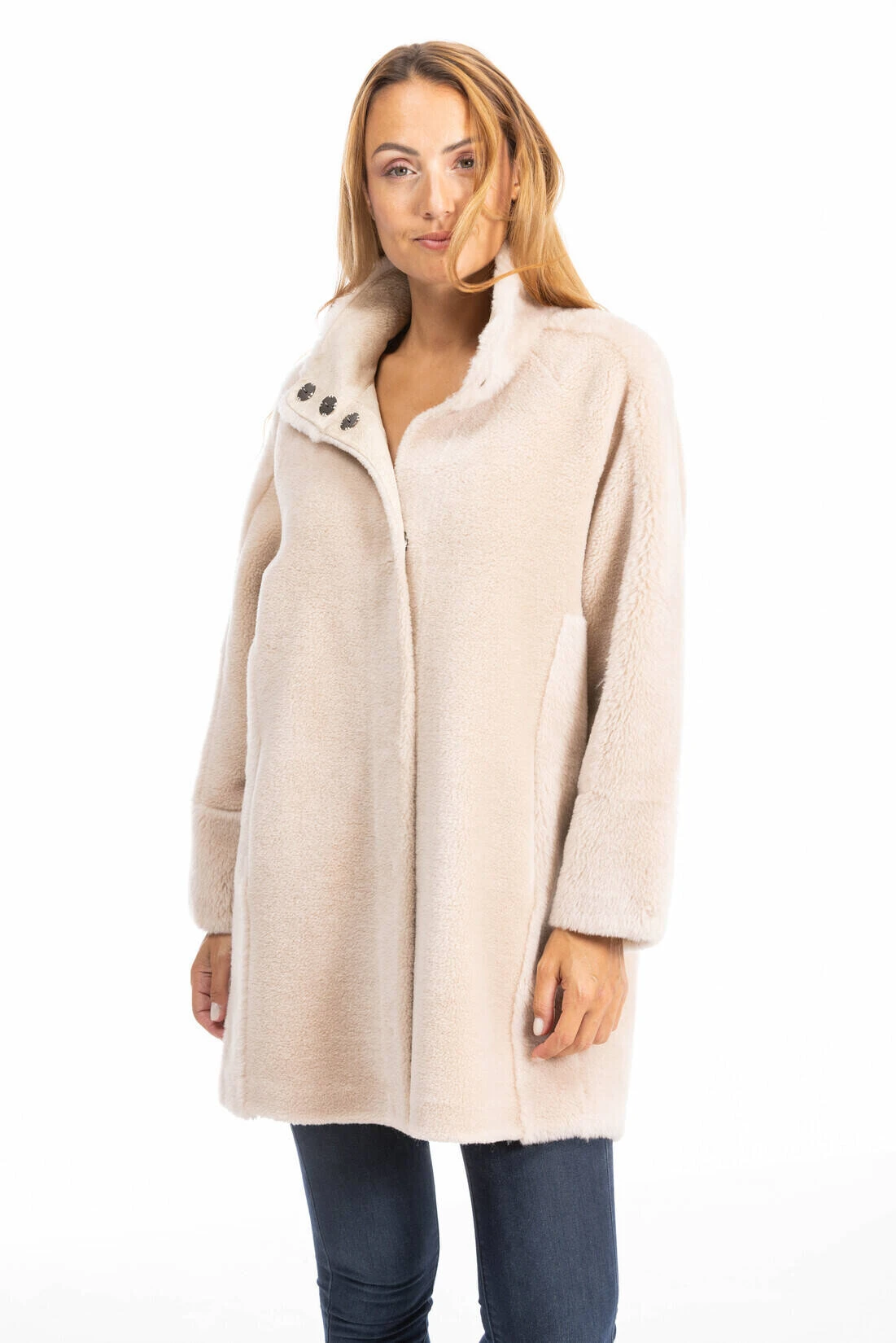 Oakwood Manteau En Laine Réversible Café " 64544 " 19 Oakwood Manteau En Laine Réversible Café " 64544 " – Image 19